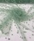 Sage Pearl Tulle Fabric by the Yard, 60" Wide Soft Pearl Scattered Mesh